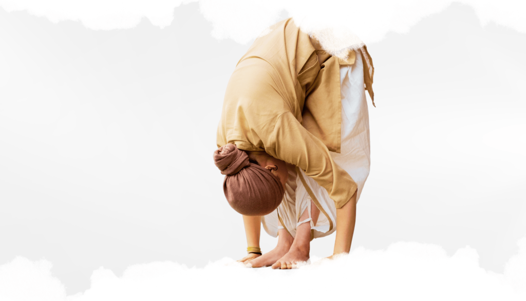 Yogasanas posture for balance and focus